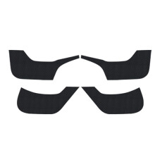 Car Anti-Kick Mat Side Anti-Dirt Pad for Model 3 Car Protection Leather Pad M3 Carbon Fiber A