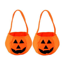 Halloween-PumpagodispåSar för Barn, Trick-Or-Treat, Pumpahinkar Trick-Or-Treat-PåSar HåLlare HandväSka för Barn Kostym