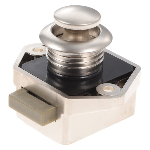 RV Cabinet Latch Keyless Push Button Lock for Cabinets and RVs Secure Door Lock for Yachts