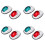 8X Navigation Light LED Boat Side Light Signal Light Signal Warning Light Yacht Light White 1