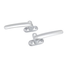 2pcs Aluminum Alloy Window Handle with Secure Lock for Smooth Operation Home and Office Use