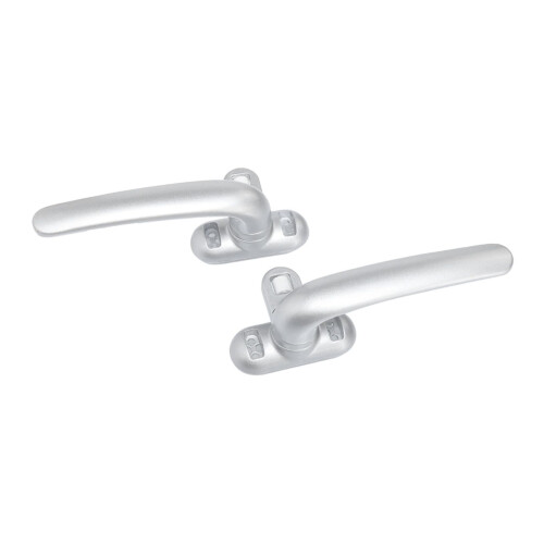 2pcs Aluminum Alloy Window Handle with Secure Lock for Smooth Operation Home and Office Use