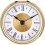 80mm Quartz Clock Insert Gold Trim Roman Numerals for 73mm Hole White Dial Replacement 1