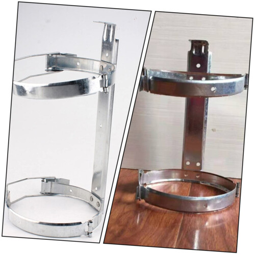 Fire Extinguisher Wall Mount Bracket Iron Rack for Secure Storage in Home or Vehicle, Easy Install 1