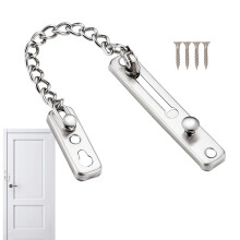 Stainless Steel Door Chain Lock AntiTheft Durable Security for Front Door and Indoor Use