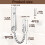 Stainless Steel Door Chain Lock with AntiTheft Spring Lock for Front Door Security and Screws 2