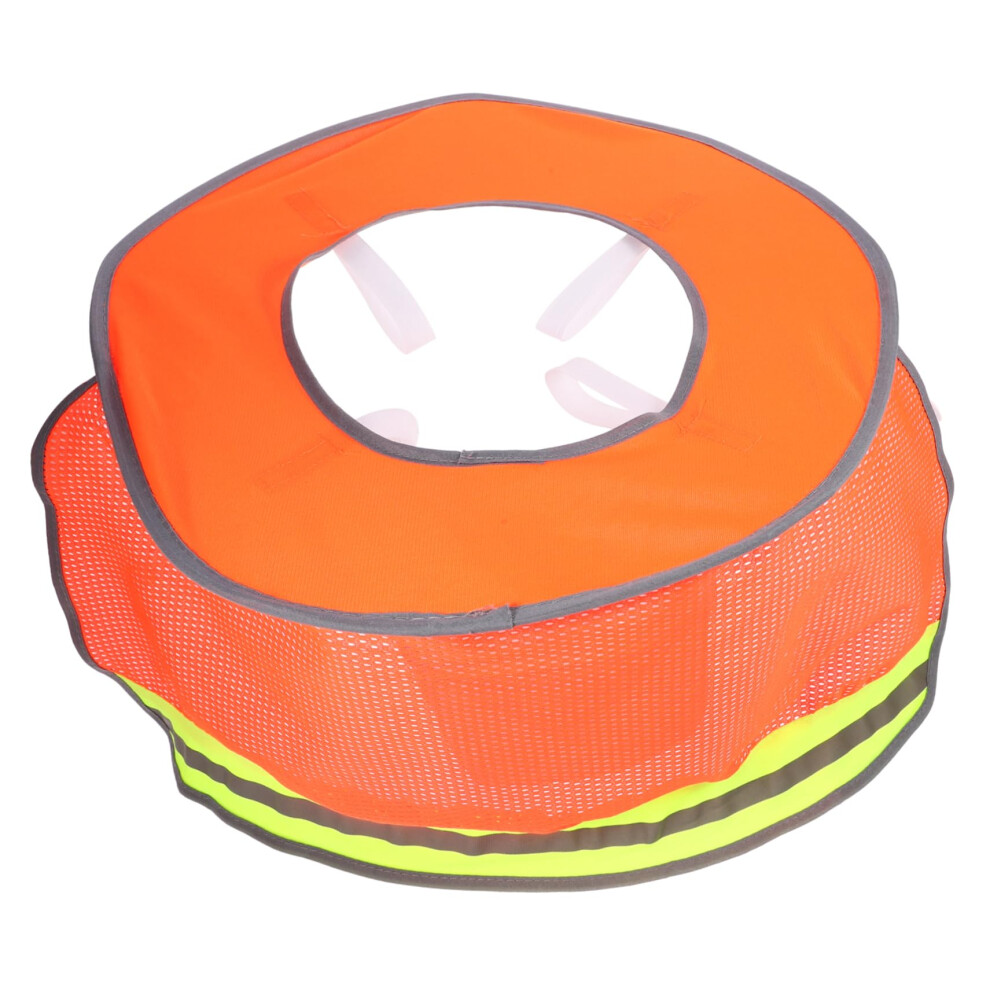 3Pcs Hard Hat Sun Shade With Reflective Strip, Full Brim Neck Protection For Construction 9092120053562