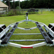 Boat Trailer Bunk Slide Pads and Enders for Easier Launching & Loading, 3x10Inch Boat Trailer Bunk Slicks Black