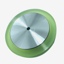3X 300mm Aluminum Polyurethane Industrial Encoder Wheel Measuring Wheel for Measuring Rotary Encoder