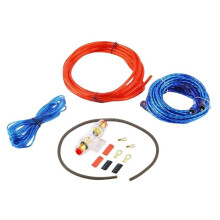 1500W Zestaw Okablowania Głośników Audio 8GA Kabel Subwoofera Samochodowego 60 AMP Uchwyt Bezpiecznika Przewody Instalacyjne Głośników 18GA