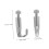 2pcs Adjustable Movable Picture Rail Hooks Hanging Kit for Secure Frame Support in Galleries and Homes 2
