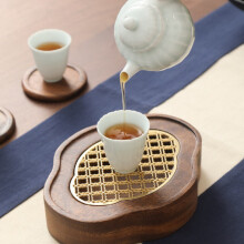 Plateau à Thé en Bois Massif Style Chinois RéTro Support de Pot de Stockage D'Eau Portable  en Plein Air Petite Table à Thé à Bulles SèChes
