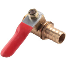 10 Pièces 10mm x 1/4 de Pouce Pt Filetage Mâle À Passage Intégral Poignée de Levier Tuyau Flexible en Laiton