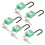 Safety Padlock Green NonConductive Shackle with Writable Label and Secure Key Retention 4