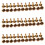 20X Arc Solid Brass Button Stud Screw Nail Screw Back Leather Rivet Belt 10mm 1