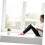 2pcs Aluminum Alloy Window Handle with Secure Lock for Smooth Operation Home and Office Use 3