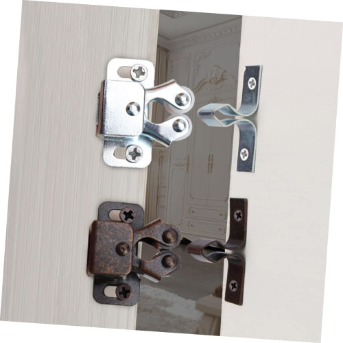 10pcs Cabinet Door Latch Set with Secure Interlock Closure for Kitchen and RV Cabinets 2