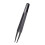 Industries Round Tip Straight Plastic Anti-Static Tweezers Black 20Pcs 7