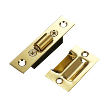 Stainless Steel Adjustable Cabinet Door Strike Plate Brushed Satin Quick Latch Alignment