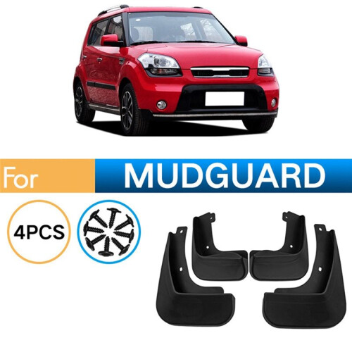 4 Pezzi Parafango Auto Paraspruzzi Paraspruzzi Parafango Parafango per  SouL Sport 2010-2013 Accessori Auto 1