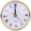 80mm Quartz Clock Insert Gold Trim Roman Numerals for 73mm Hole White Dial Replacement 5