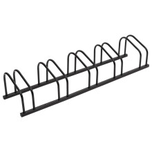 Galvanized Steel 5 Bike Rack with Secure Locking and SpaceSaving Floor Mounted Storage
