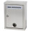 Large Wall Mount Locking Mailbox with Keys, Secure Silver Postbox for Home Outdoor Use 1