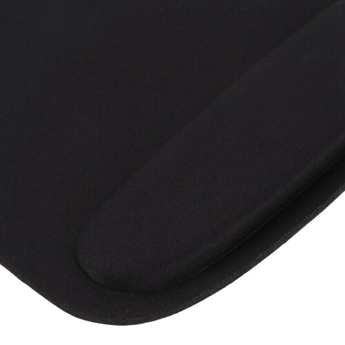 2X Rectangle Wrist Support Cloth + EVA Mouse Pad Mice Mat for Compute Black 210x230x20mm