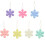 60Pcs Random Color Plastic+Metal Flower  Wire Loop DIY Needle Threader Stitch Insertion Hand Machine Sewing Tool 4