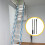 Attic Ladder Pull Down Hook with Telescoping Loft Ladder Extension Pole for Safer Overhead Access 2