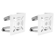 2X Universa Vertikal Mast Montageset, mit 4 Schlaufen , Montage Wand Umlenk Beschlag