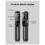 5X Non-Contact Alcohol Tester, High-Precision Breathalyzer with HD Large Screen, LED Light Indicator,Flashlight Function 9