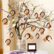 30Pcs Good Lucky Horseshoe Card Wedding Favors with Tags Rustic Horseshoe Gifts for Vintage Wedding Party Decor