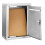 Large Wall Mount Locking Mailbox with Keys, Secure Silver Postbox for Home Outdoor Use 2