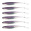 6 Stück Gabelschwanz-Swimbaits, schwimmender-Lila 75mm 1