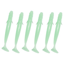 Swimbaits en Silicone à queue de pagaie pour-Couleur lumineuse