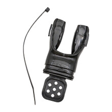 Thermoplastic Snorkels Mouthpieces Second Stage Regulator-Black