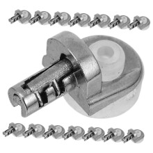 24pcs Metal Shelf Support Pegs 1/4 Inch Replacement Pins for Cabinets and Kitchen Shelves