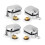 Shower Door Rollers Set  and Bottom Wheels for Smooth Sliding Glass Door Replacement 1