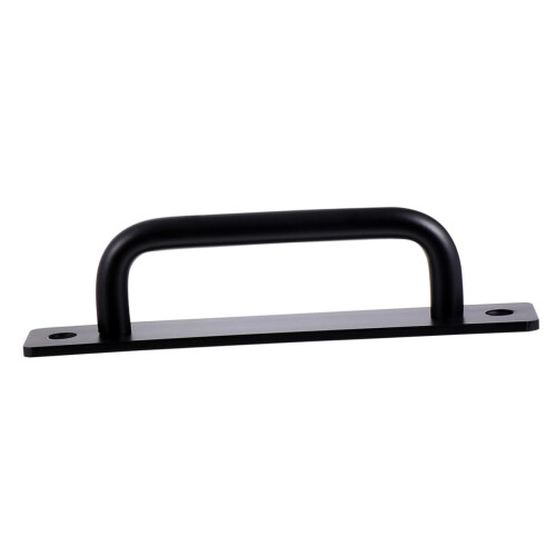 Barn Door Handle with Pull Push Plate Ergonomic Grip for Interior Sliding Doors Durable Easy Install