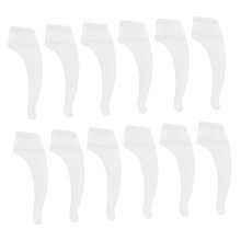 Glasses Ear Grips White Silicone Eyeglass Ear Pads NonSlip Comfortable Hooks for Adults and Kids