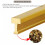Solid Brass Transition Strip 1x1.6cm Door Threshold T Molding Carpet to Tile Edge Trim 3