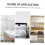 Barn Door Handle with Pull Push Plate Ergonomic Grip for Interior Sliding Doors Durable Easy Install 4