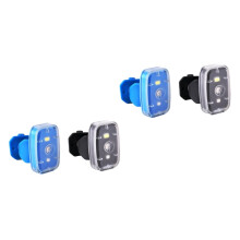 LED Safety Clip Light USB Rechargeable Warning Light for Running Cycling Hiking Camping Dual Pack