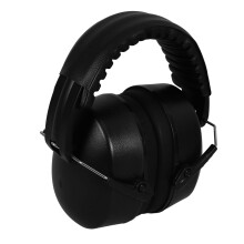 Adjustable Noise Cancelling Ear Muffs for Kids Lightweight Hearing Protection Comfortable Fit Black