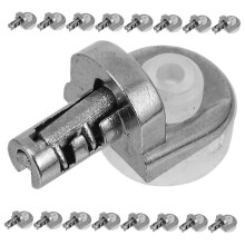 20pcs Heavy Duty Metal Shelf Support Clips for Cabinet Glass and Wood Shelves Non Slip