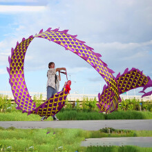 6m Poi Ribbon DoubleSided Dance Streamers for Fitness and Performance Events