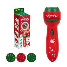 Christmas Projector Flashlight for Kids with 24 Santa and Tree Images, Fun Bedtime Xmas Gift
