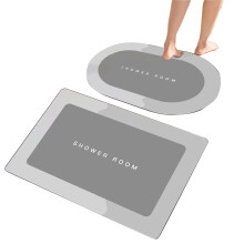 Tapis de bain Magic Mat ultra-absorbant, antidérapant et à séchage rapide, avec dos en caoutchouc, pour baignoire, entrée et cuisine.
