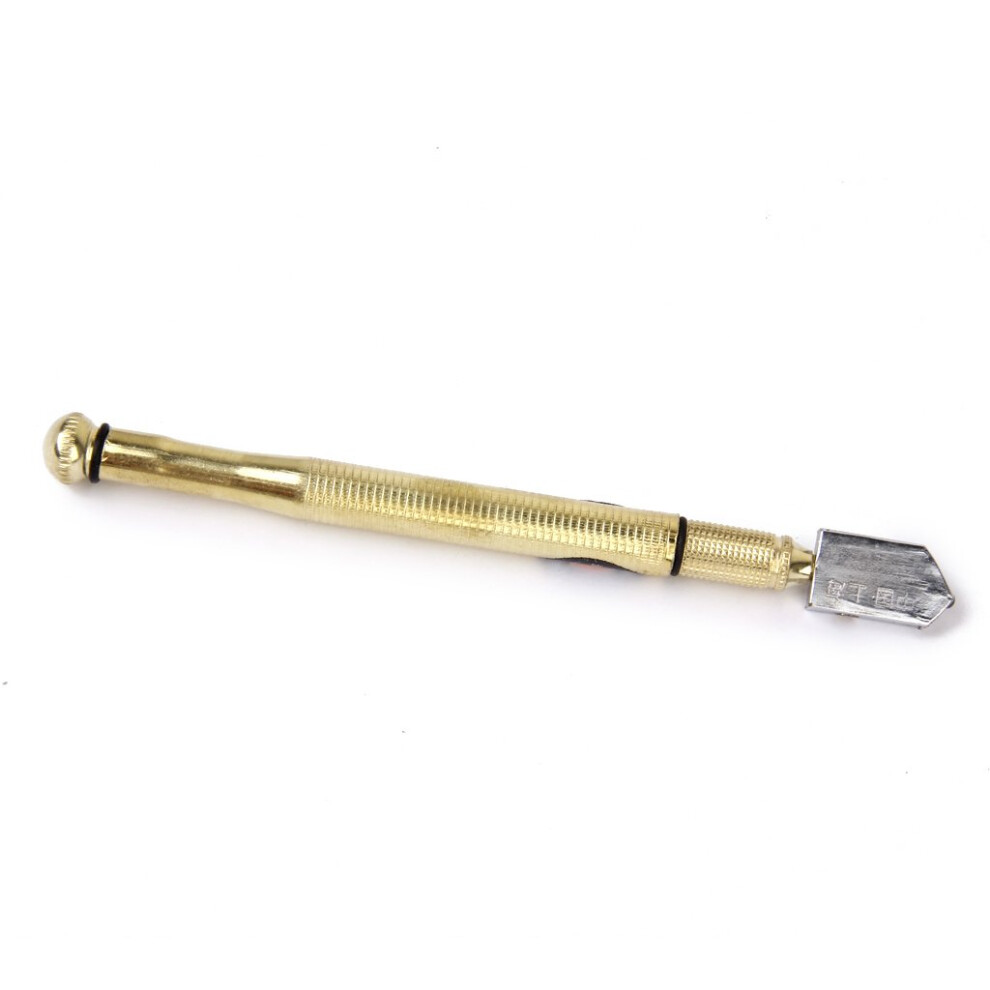 Glass Cutter And Tile Cutter With Ergonomic Nonslip Metal Handle And Precise Steel Blade 9771547436751